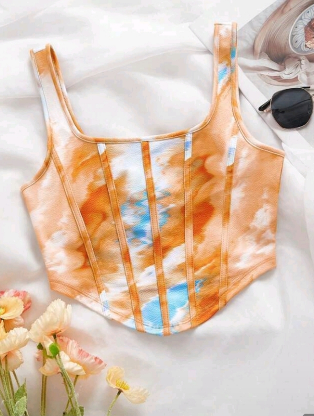Corset Crop Top NWOT